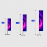 Rectangle Advertising Flag (Extra Length)