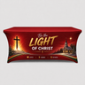Church Welcome Desk Stretch Table Cover