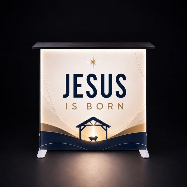 Church Backlit SEG Counter Display