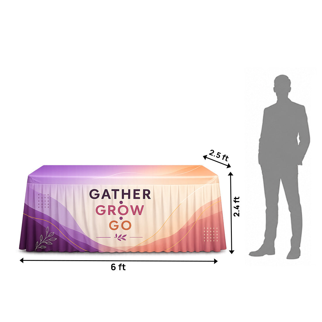 Church Fitted Table Skirt with Top