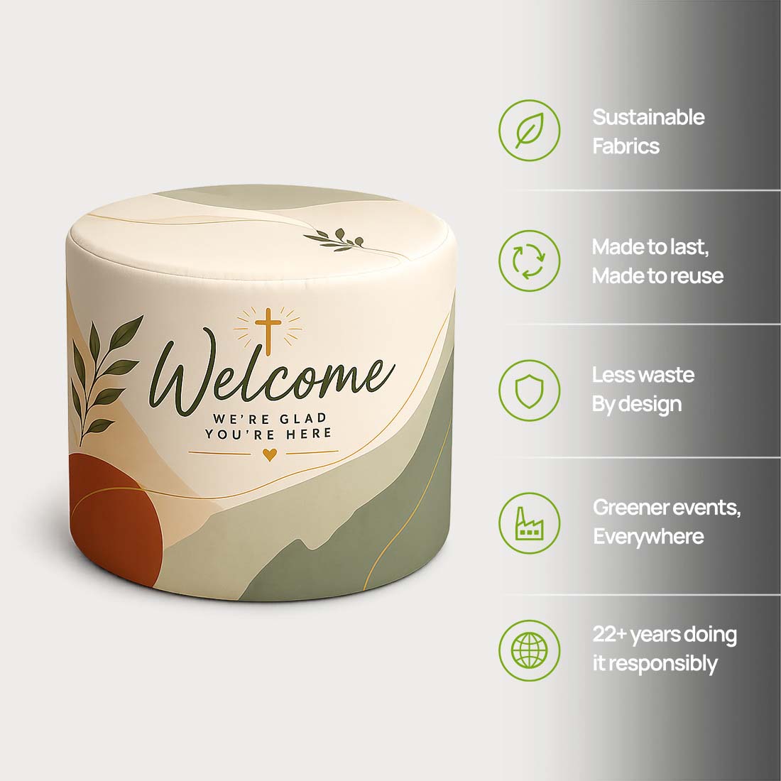 Church Round Communion Table Cover