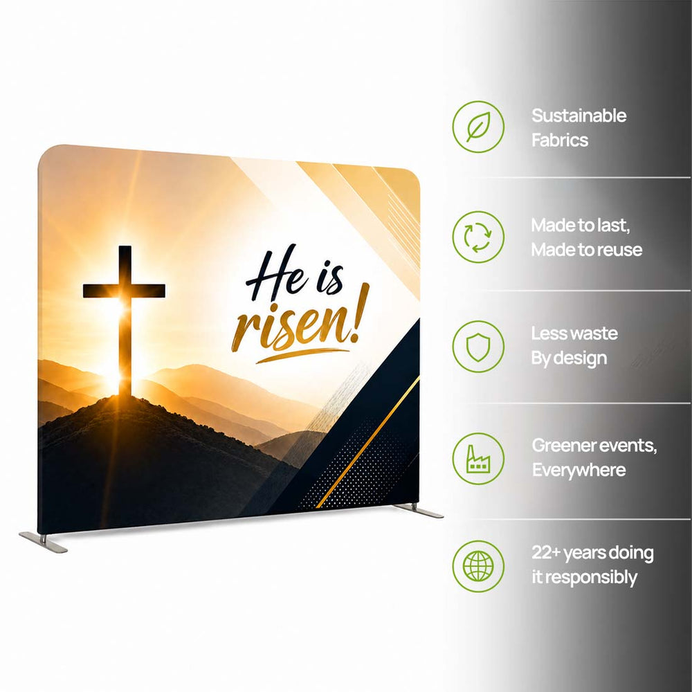 Church Sanctuary Straight Tension Backdrop