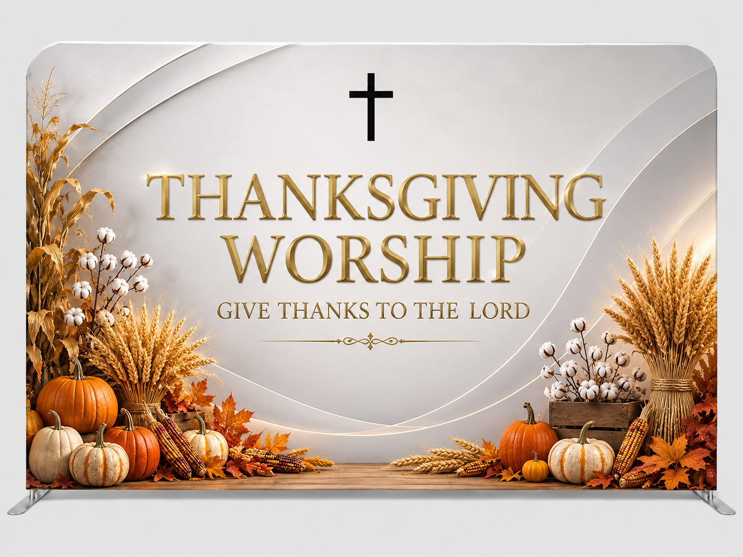 Church Sanctuary Straight Tension Backdrop