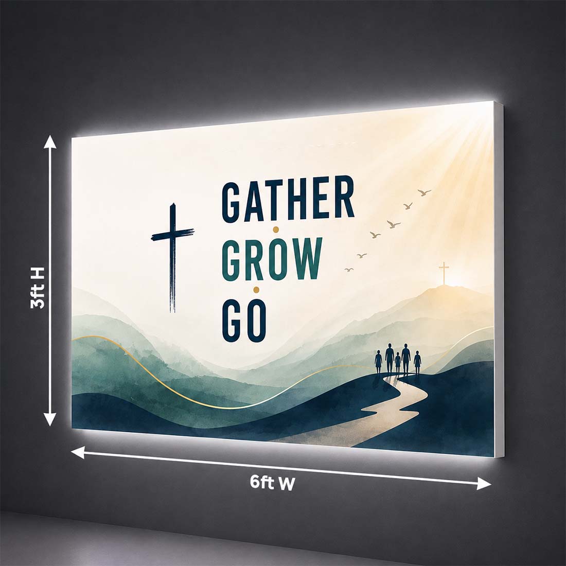 Church Welcome Center SEG Light Box