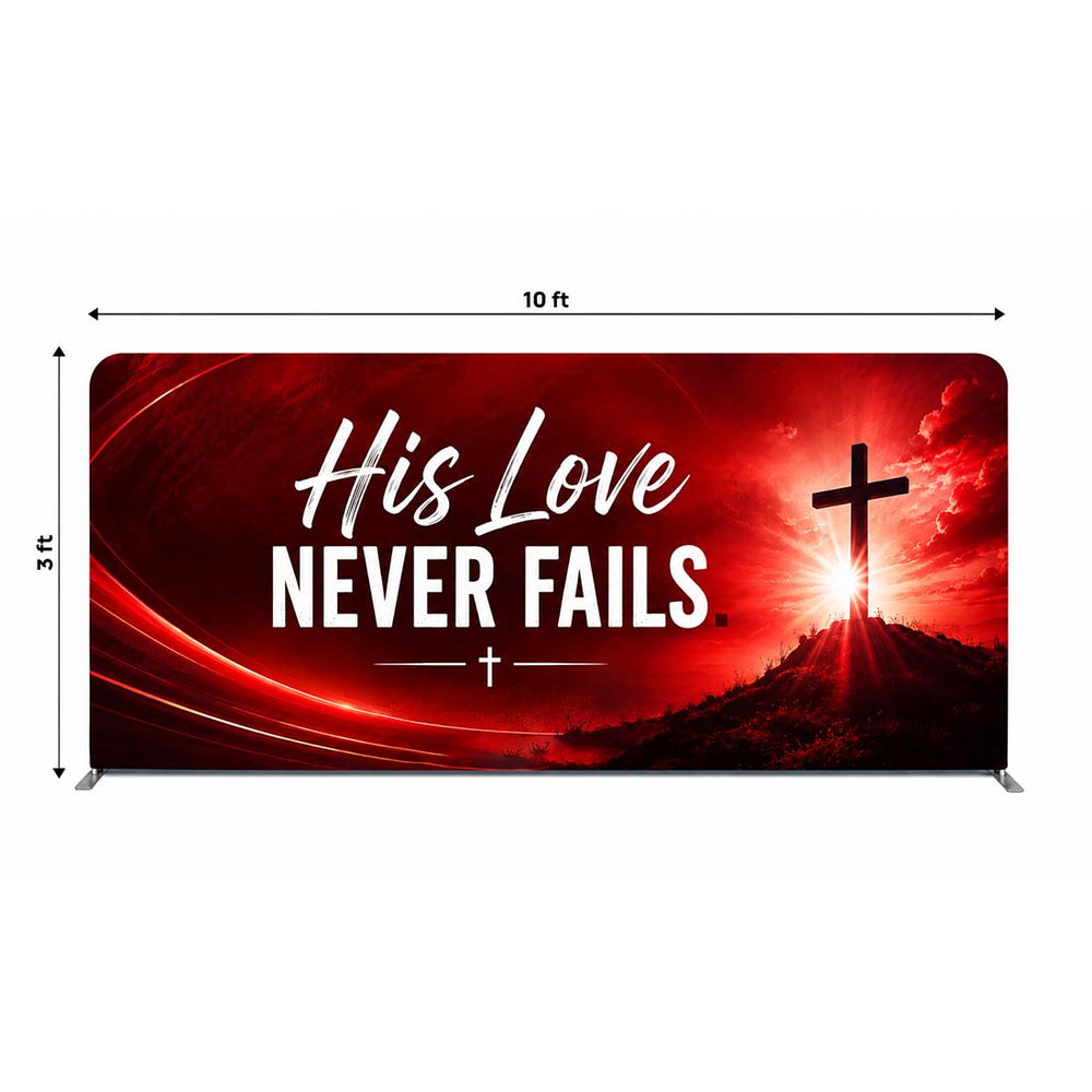Church Compact Stage Backdrop (10ft W x 3ft H)