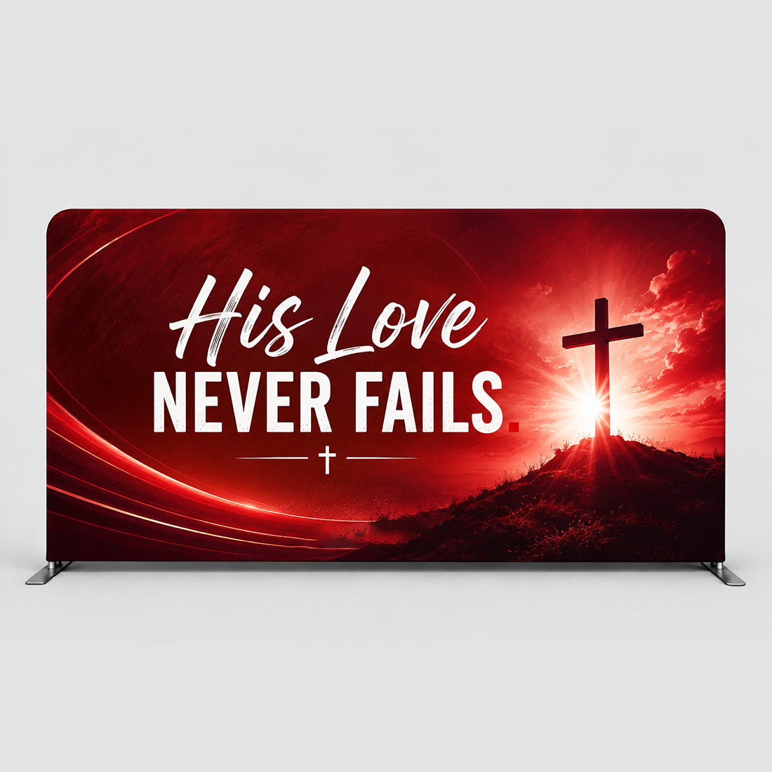 Church Compact Stage Backdrop (10ft W x 3ft H)