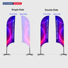 Concave Feather Flag with Uni-Fit Pole