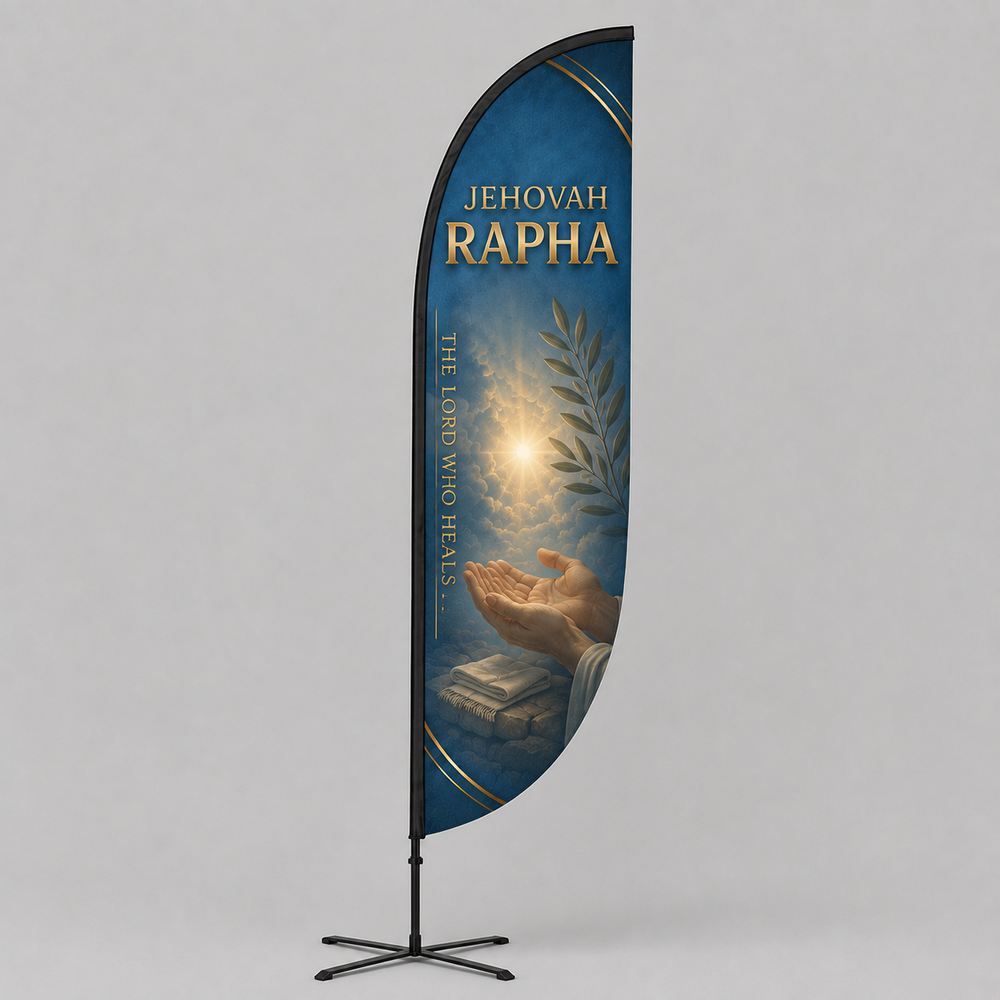 Church Convex Feather Flag