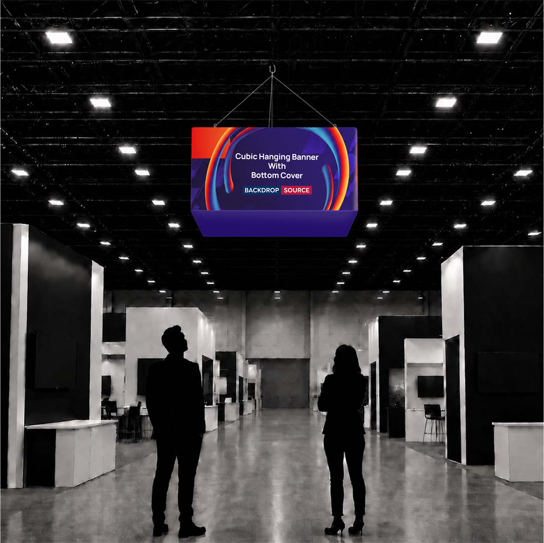 Sky Tube Cubic Hanging Banner