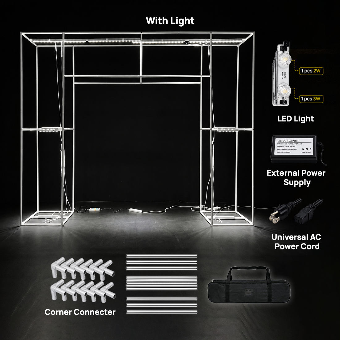 Arco para eventos con estructura en N personalizado