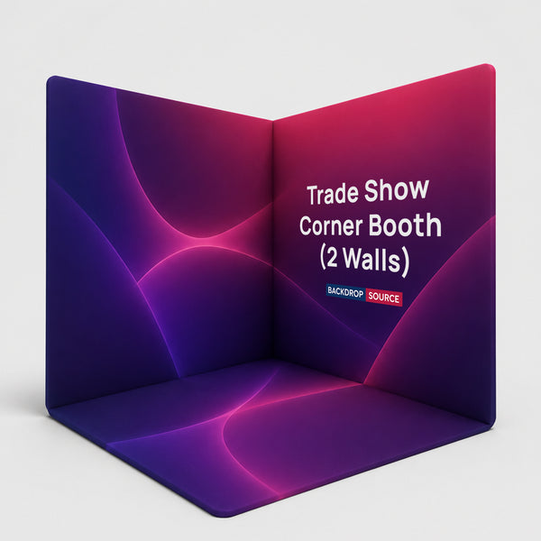 Stand de exposición con impresión personalizada (cubre 2 paredes)