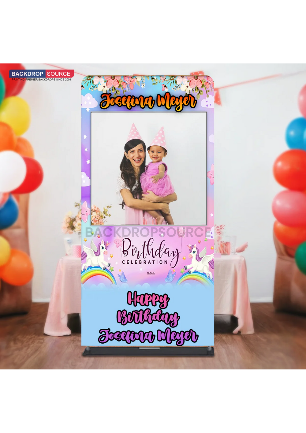 Personalized Fabric Event Selfie Frame