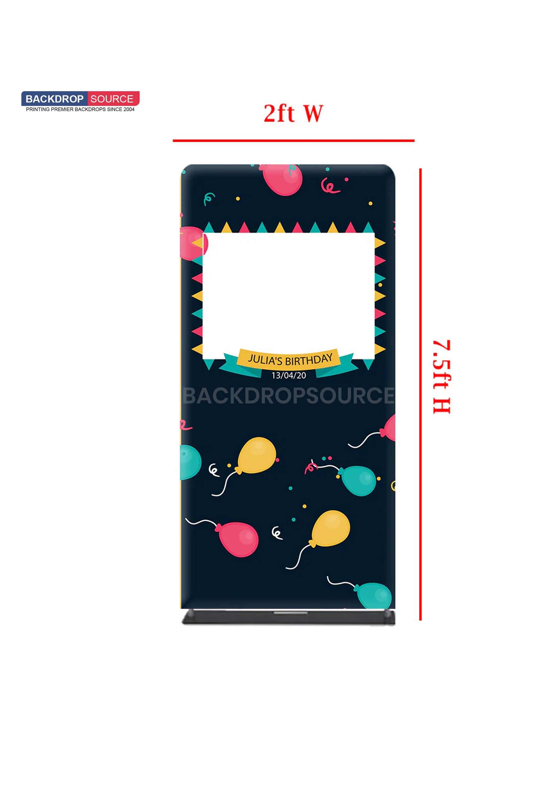 Personalized Fabric Event Selfie Frame