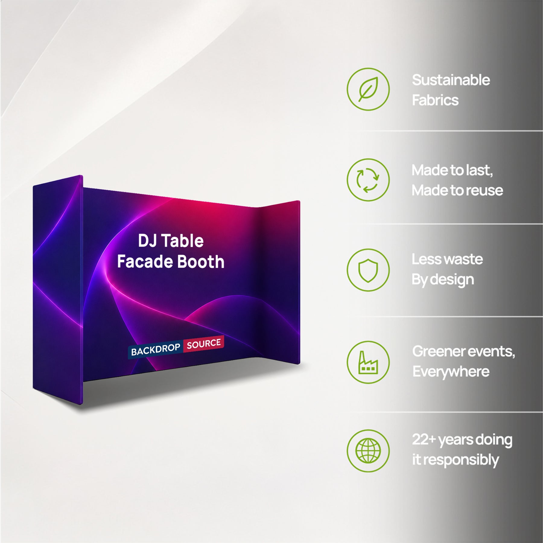 DJ Table Facade Booth