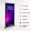Double-sided wide base Roll Up Banner