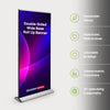 Double-sided wide base Roll Up Banner