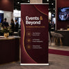 Double-sided wide base Roll Up Banner