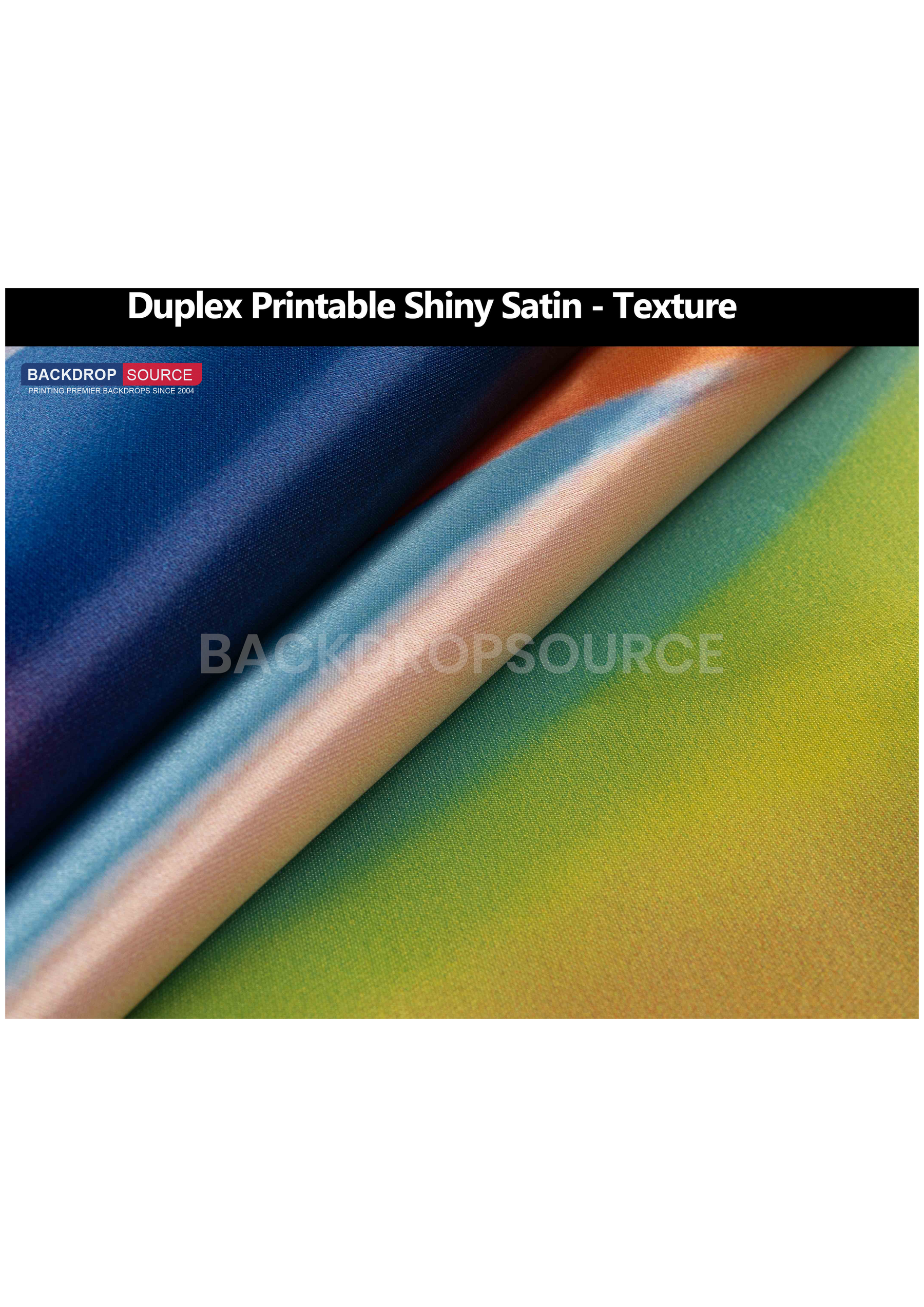 Duplex Shiny Satin Polyester