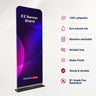 Soportes EZ Banner para exhibiciones en ferias comerciales