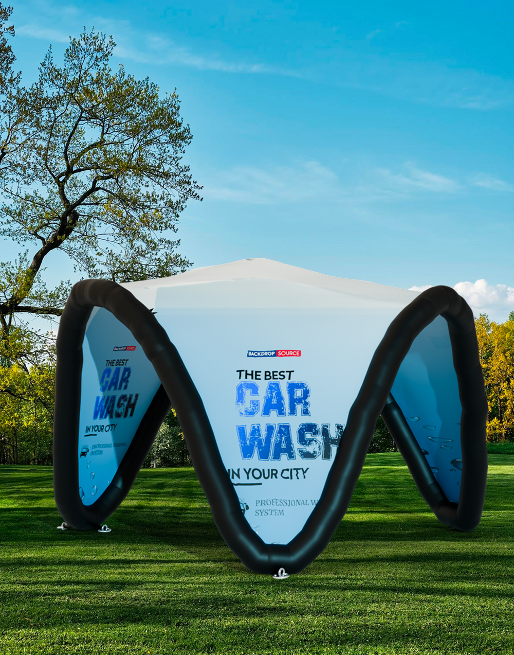 V-Arc Inflatable Tents – Stylish & Portable Event Shelter – Backdropsource