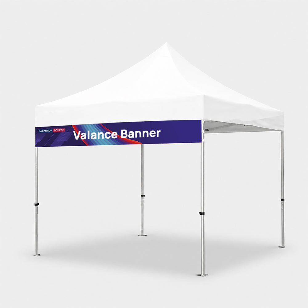 Fabric Canopy Tent Valance Banner