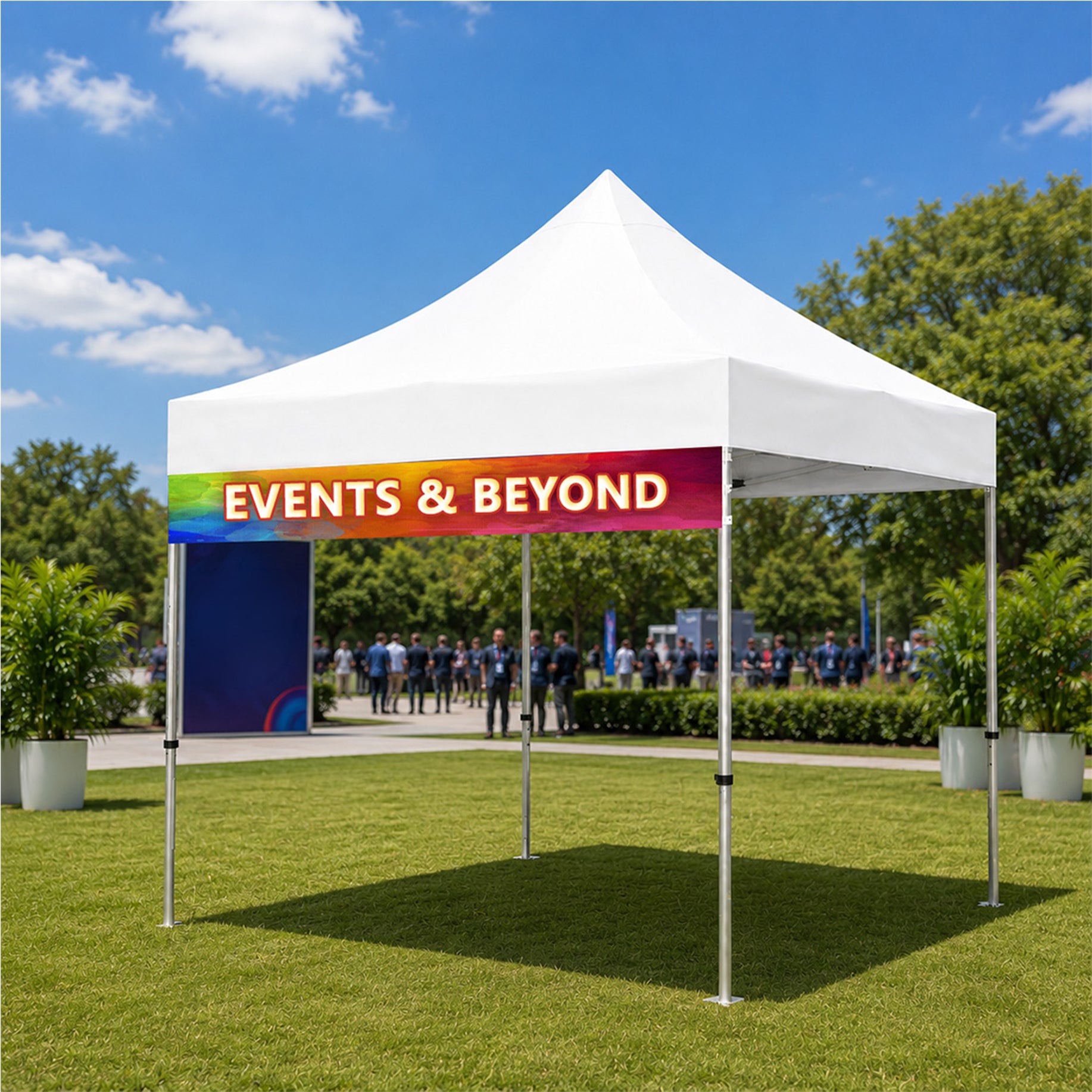 Fabric Canopy Tent Valance Banner