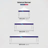 Fabric Canopy Tent Valance Banner