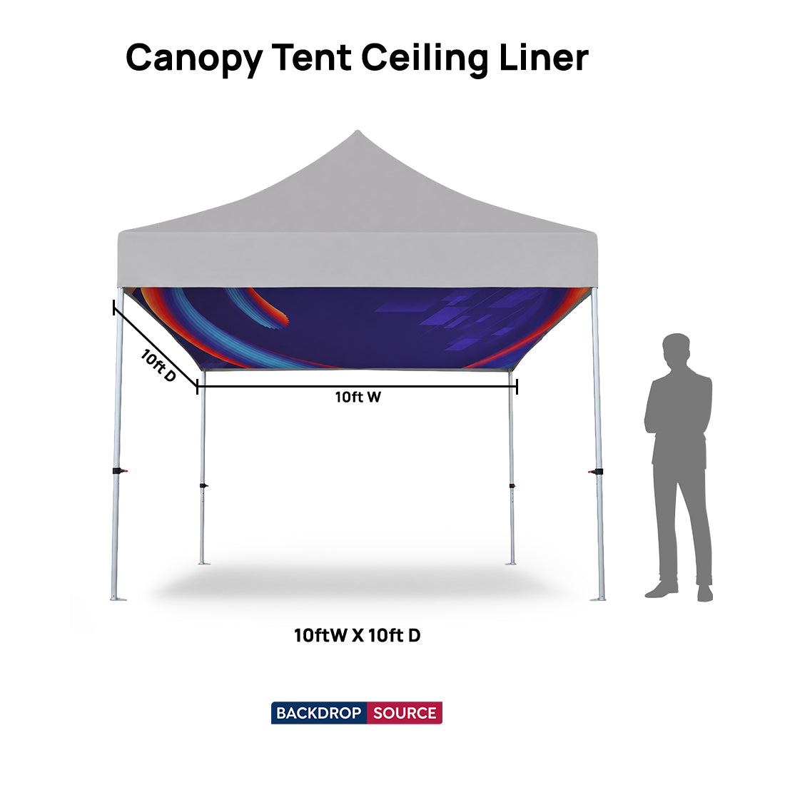 Fabric Ceiling Liner for Canopy Tents