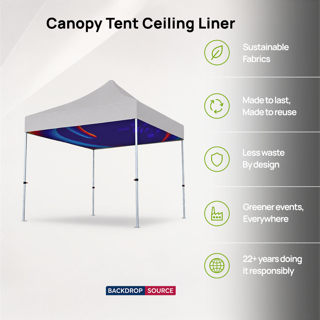 Canopy Tent Ceiling – Custom Overhead Cover for Events
