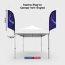 Fabric Feather Flag for Canopy Tents