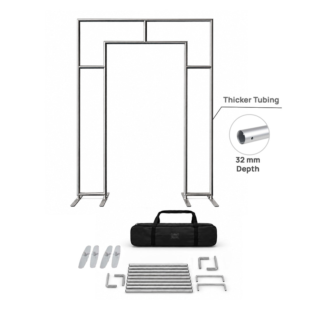 Fabric Full Open Square Arch Display