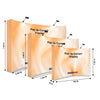 Fabric Popup Curved Backwall Kit with Clamping Lights