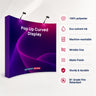 Kit de pared trasera curva emergente con luces de sujeción
