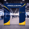 Fabric Square Welcome Arch Stand