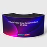 Fabric Trade Show Reception Desk - 5ft Wide