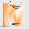 Fabric Popup Straight Backwall Kit with Clamping Lights