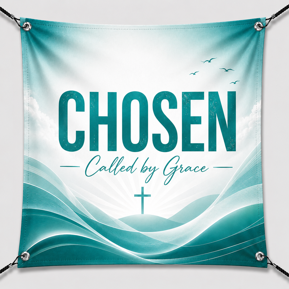 Church Felt Fabric Print - Seasonal Decor