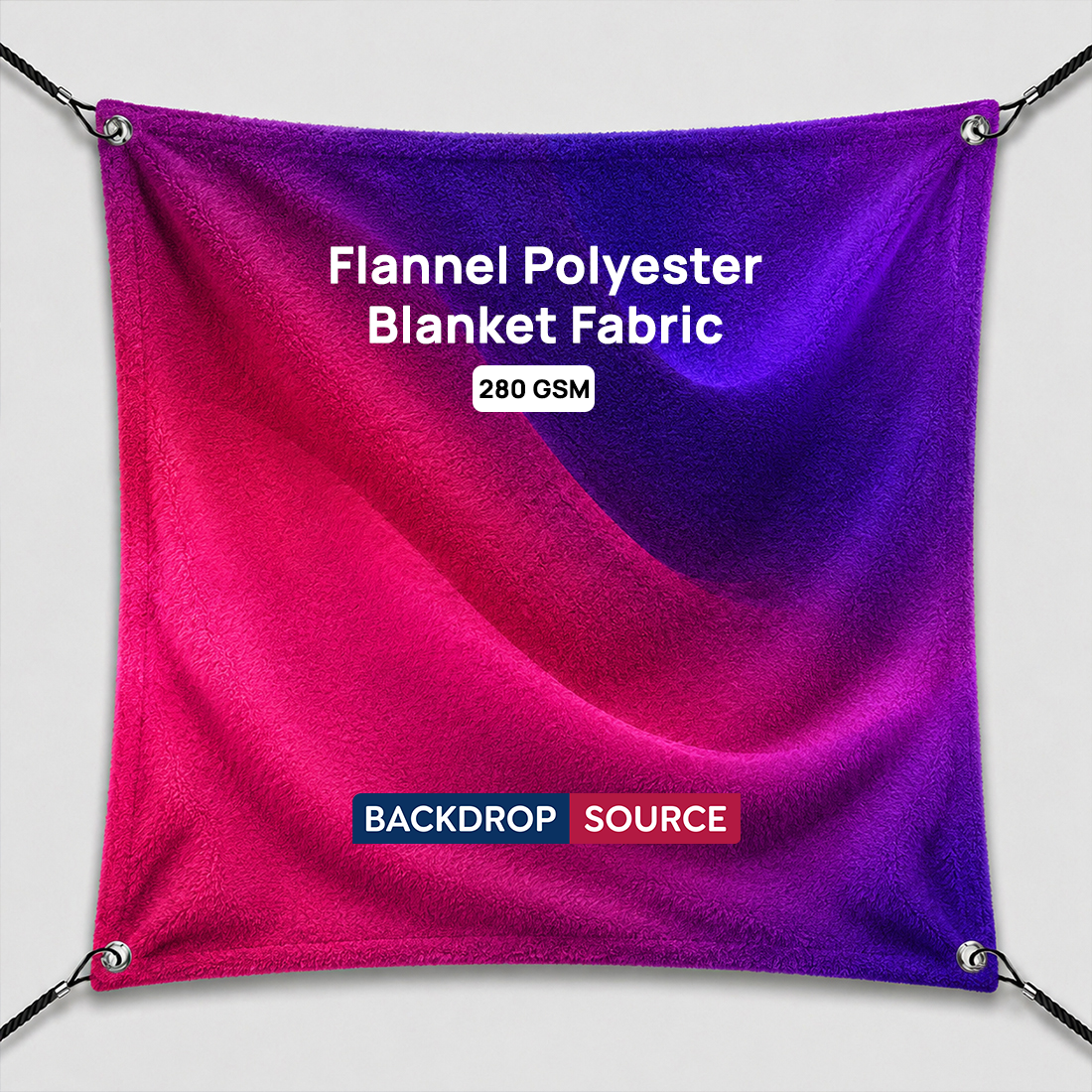 Flannel Polyester Fabric Printing - 280 gsm