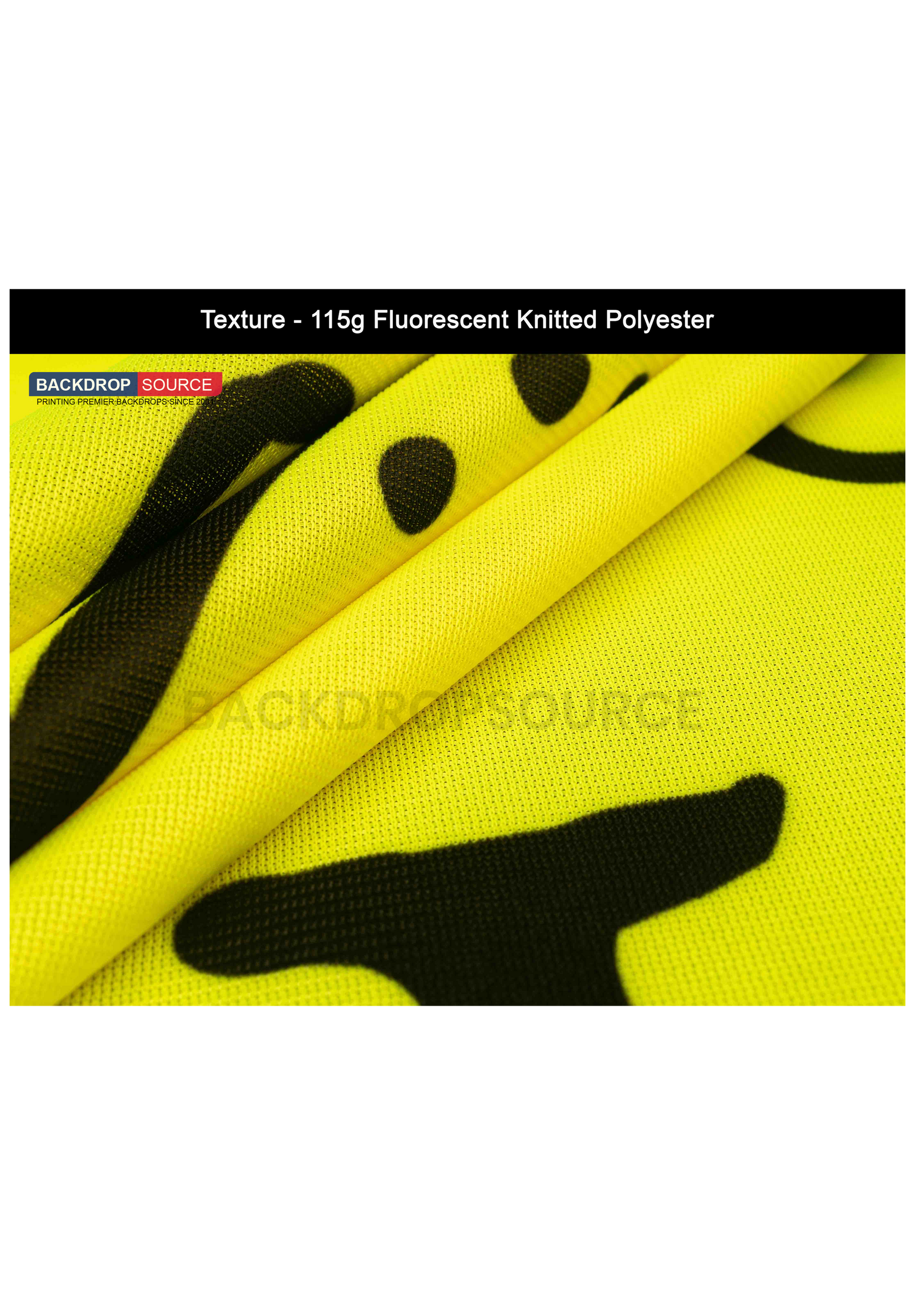 Fluorescent Knitted Polyester Fabric Printing