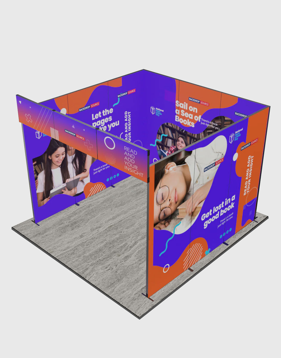 Foldable SEG Trade Show Display – Model 10 | Portable Exhibit USA ...