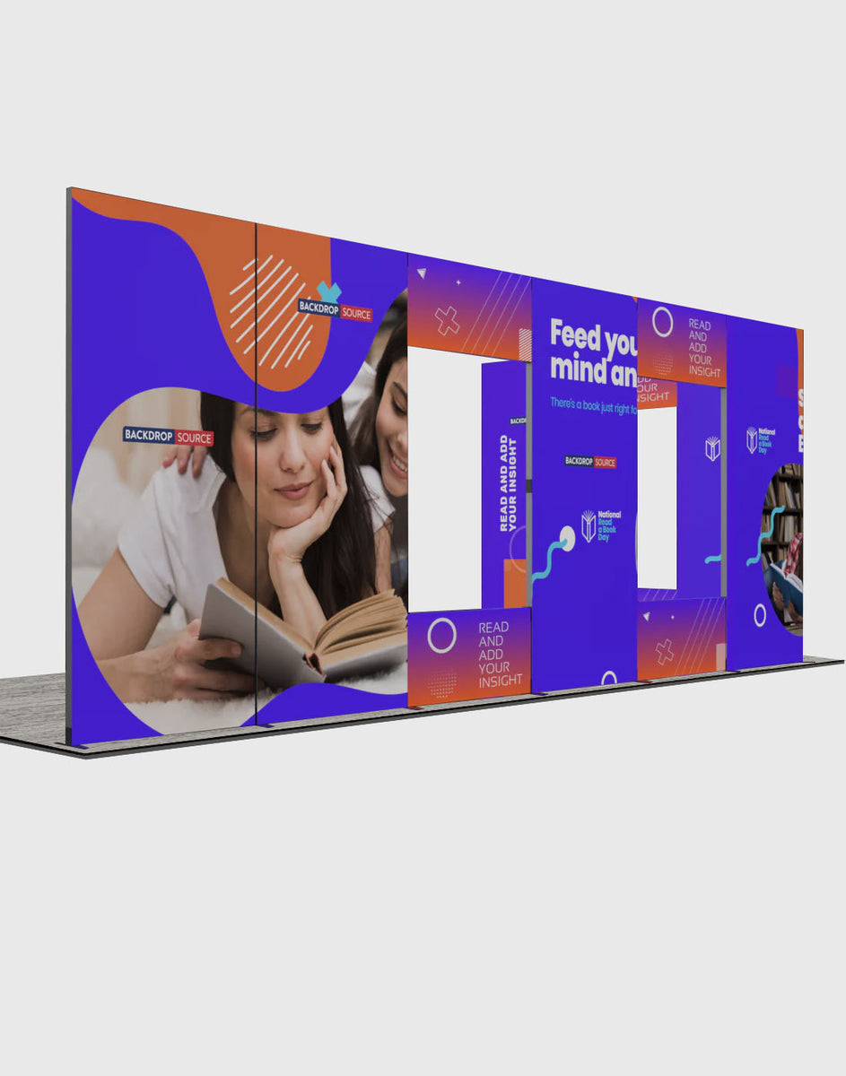 Foldable SEG Trade Show Display – Model 19 | Portable Exhibit USA ...