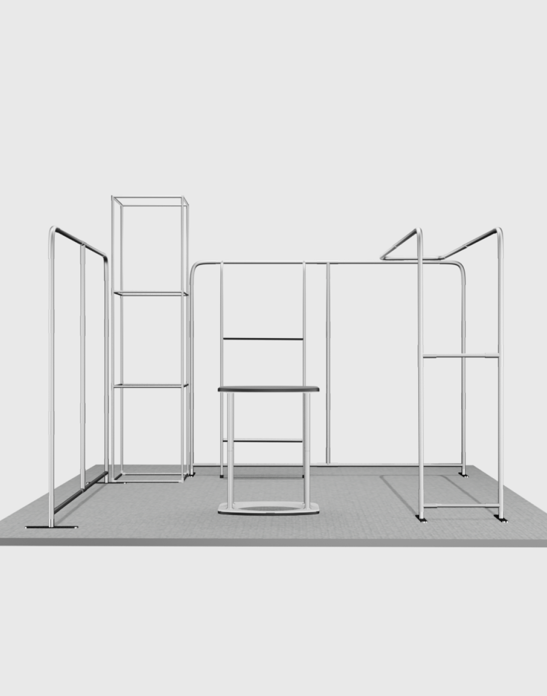Modular Booth Kits 20ft x 20ft - Model 01