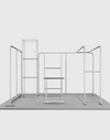 Modular Booth Kits 20ft x 20ft - Model 01