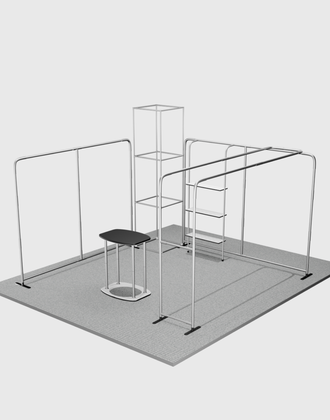 Modular Booth Kits 20ft x 20ft - Model 01