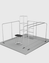 Modular Booth Kits 20ft x 20ft - Model 01