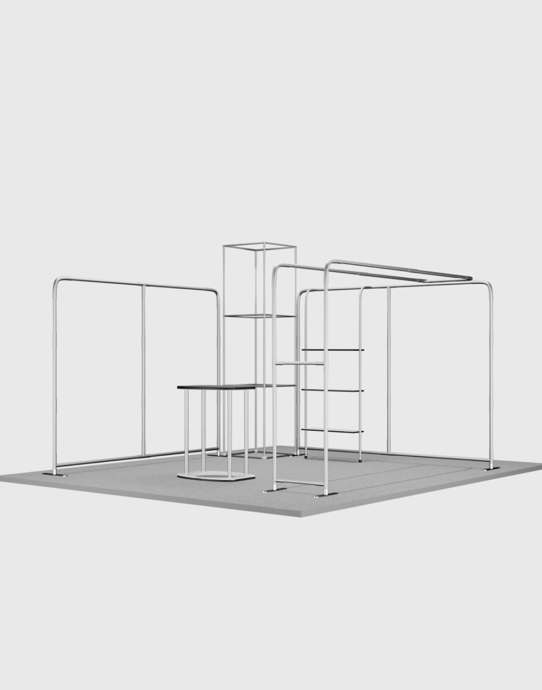 Modular Booth Kits 20ft x 20ft - Model 01