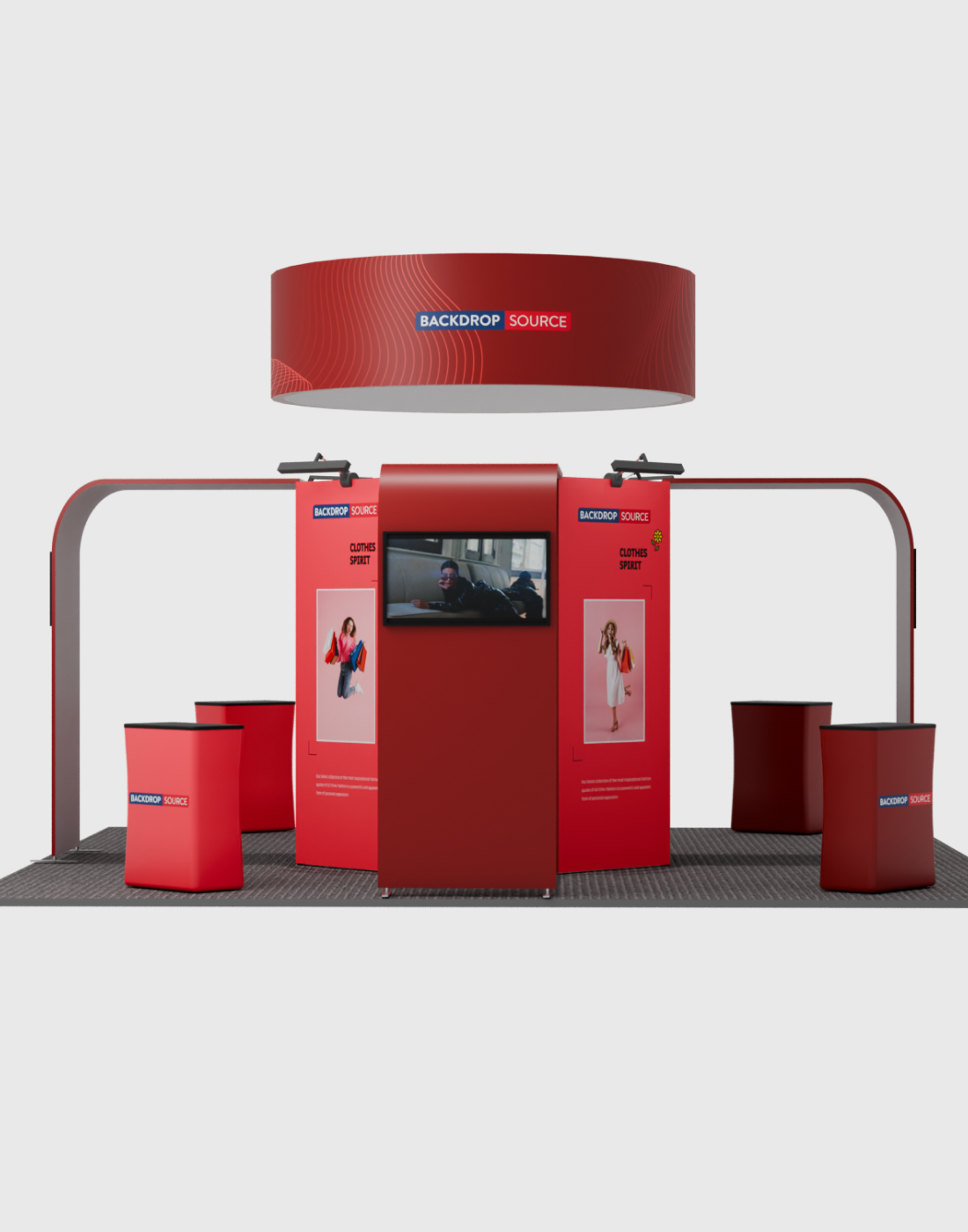 Modular Booth Kits 20ft x 20ft - Model 06