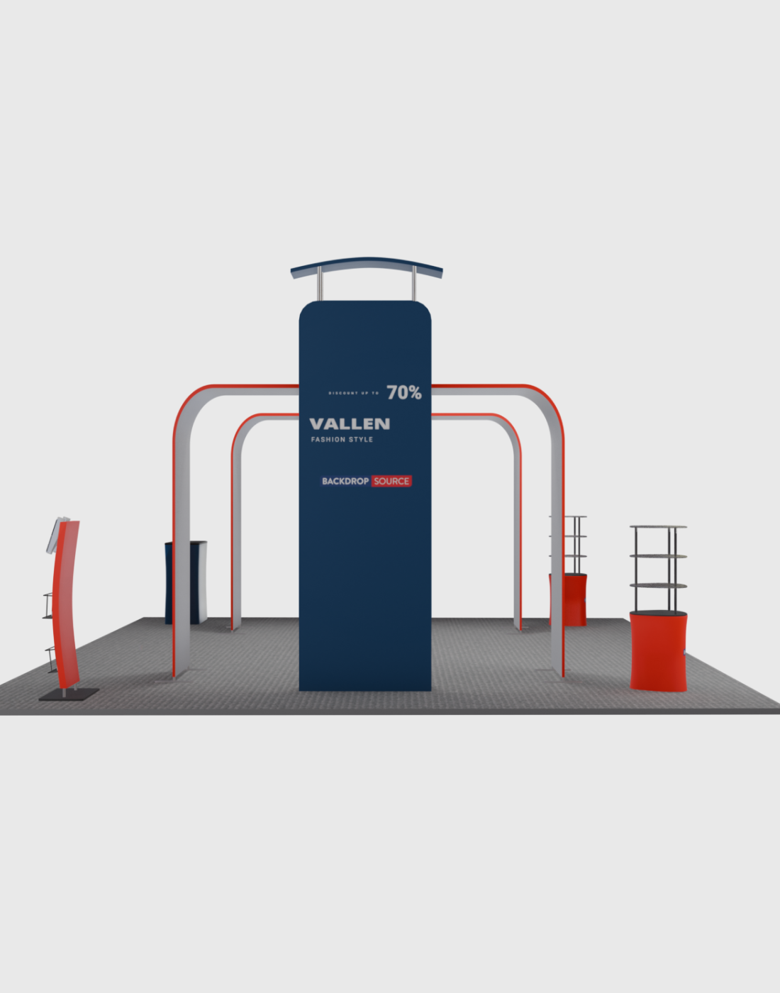 Modular Booth Kits 20ft x 20ft - Model 04