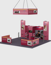 Modular Booth Kits 20ft x 20ft - Model 07