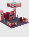 Modular Booth Kits 20ft x 20ft - Model 07